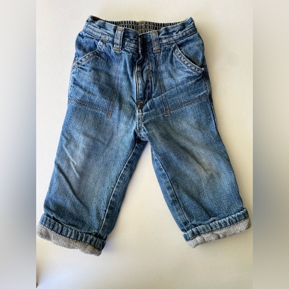 3 items: 2 fleece-lined jeans + jacket - Picture 2 of 10